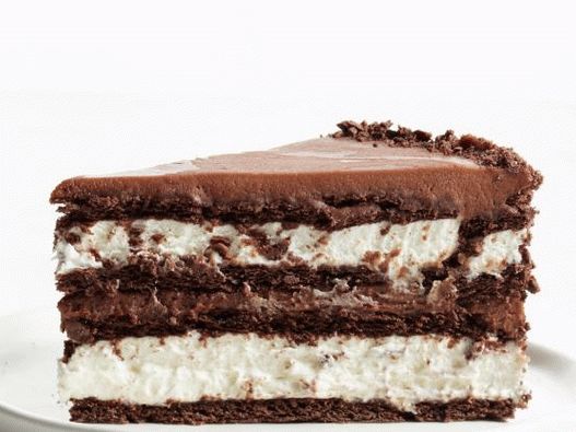 Photo de gâteau au chocolat sans cuisson