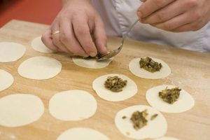 Dumplings aux champignons