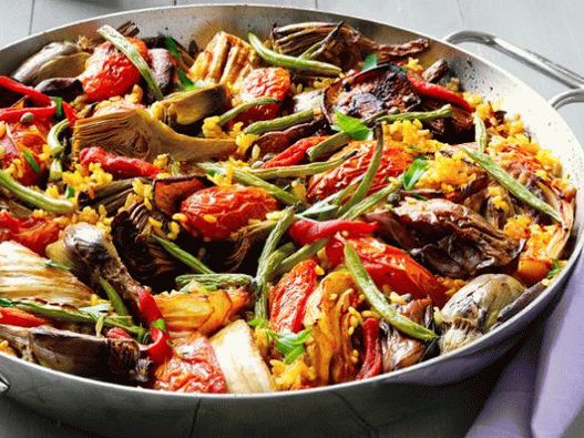 Photo Paella Végétarienne