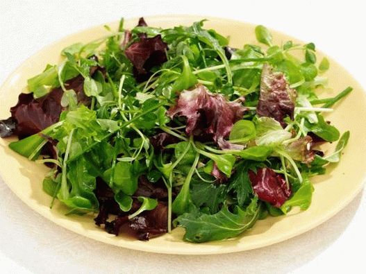 Salade verte printanière