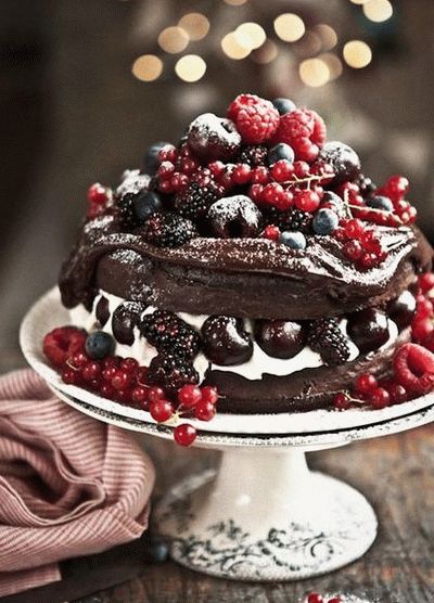 Gateau photo cerise