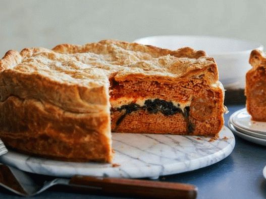 Photo du plat - Tarte feuilletée farcie à la pâte de cappellini