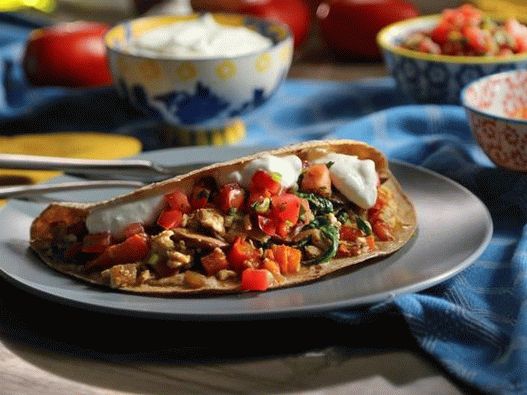 Photo du plat - Fajita pour le petit déjeuner