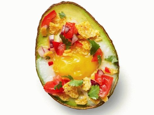 Photo du plat - Oeufs frits à l'avocat