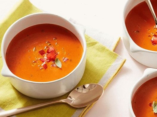 Photographie de plat - Soupe aux tomates 2.0