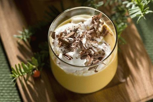 Photo Crème fouettée à la liqueur de cuisse d'oeuf