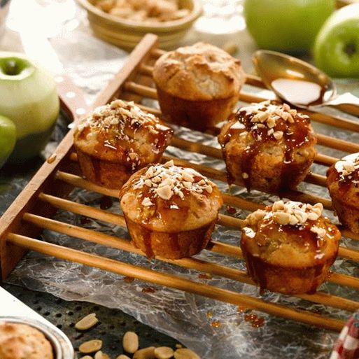 Mini-muffins photo pomme-vanille glacés à la pomme