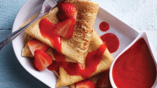 Sauce crêpe aux baies photo