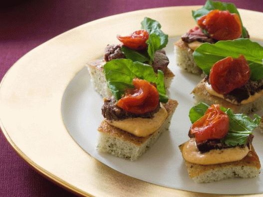 Apéritif photo avec filet de boeuf grillé