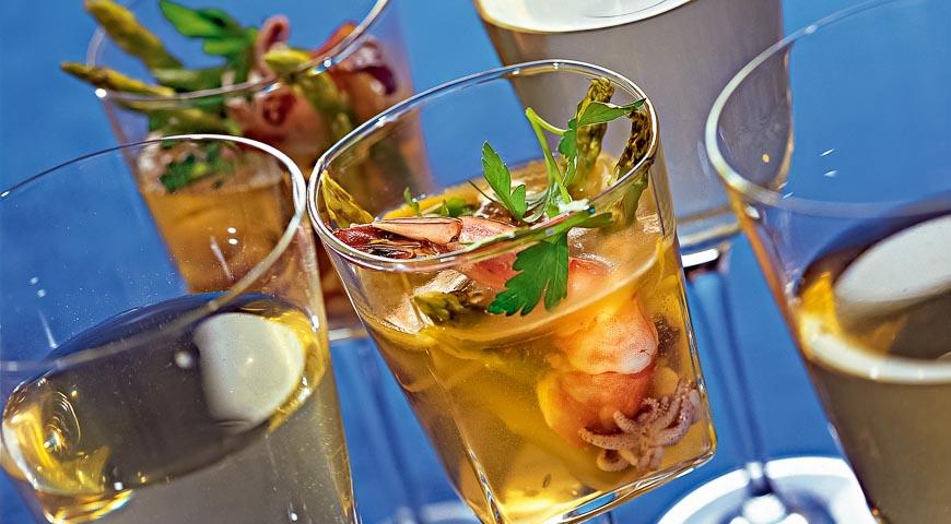 Fruits de mer en gelée