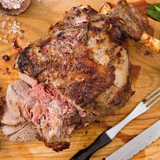 Photo gigot d'agneau au four