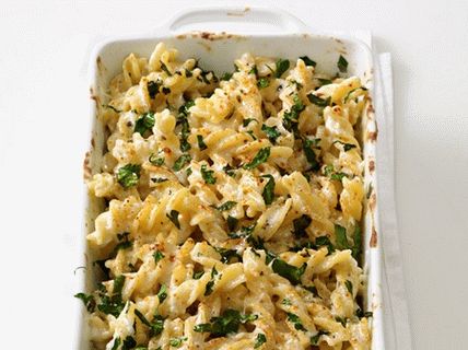 Pâtes Fusilli au fromage avec photo