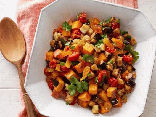 Photo de patates douces cuites au four à la marocaine