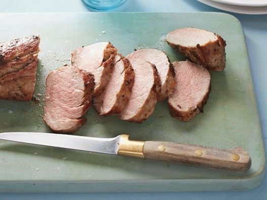 Filet de porc mariné aux herbes