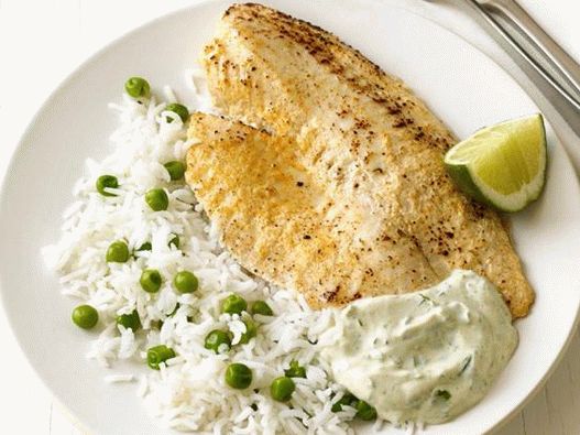 Tilapia au four avec Masala et riz