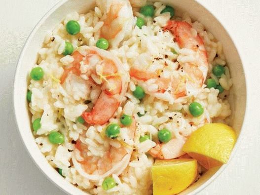Risotto aux crevettes à la mijoteuse