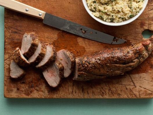 Filet de porc cuit au four épicé