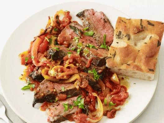 Steak de boeuf à la sauce
