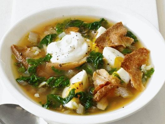 Soupe épicée aux blettes