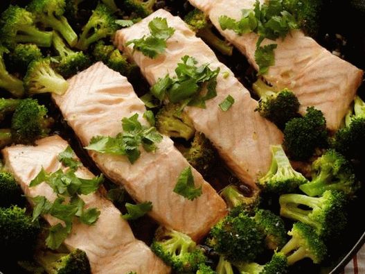 Saumon au brocoli