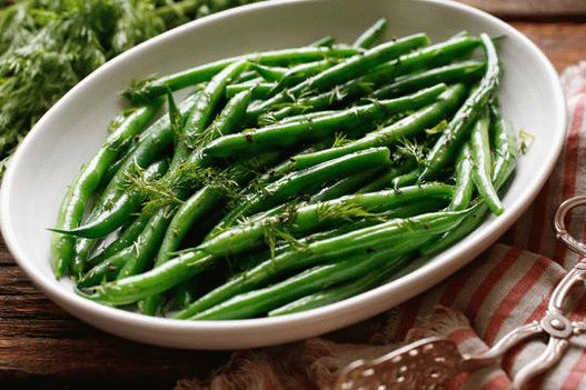 Photo Haricots verts glacés à la sauce soja