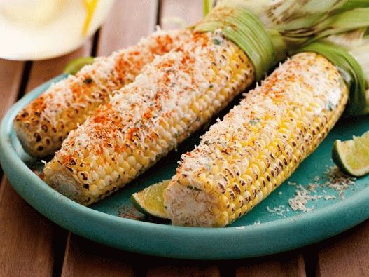 Photo pop-corn mexicain en épi