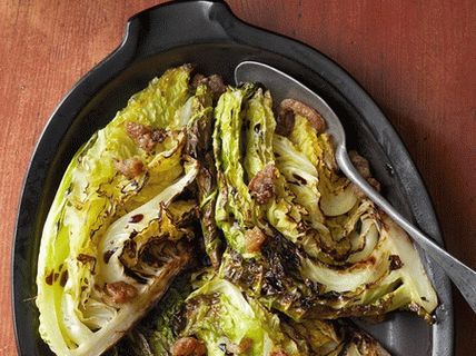 Photo de chou rôti à la graisse de canard