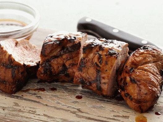 Filet de porc frit avec photo