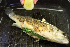 Perche grillée